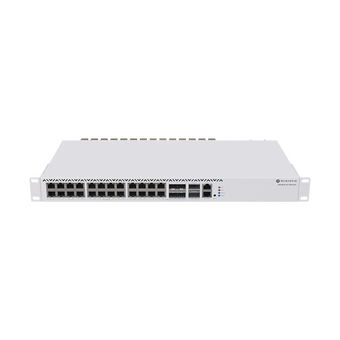  Коммутатор управляемый MikroTik CRS326-4C+20G+2Q+RM (L3) 1x100Мбит/с 20x2.5Гбит/с 4xКомбо(10GBase-T/SFP+) 2xQSFP+ 