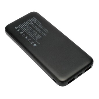  Портативный аккумулятор Gembird GPB-10Q 10000мАч, QC/PD, дисплей, черный 