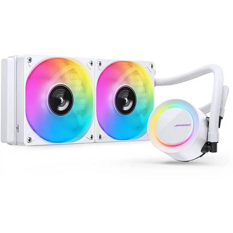  СВО JONSBO TG-240 White (260W, 240mm, ARGB/ Fans 2x120mm, 66.19CFM, 35.4dBA, 1800RPM) 