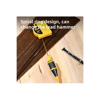  Отвес Deli DL22 конусный с магнитным держателем 