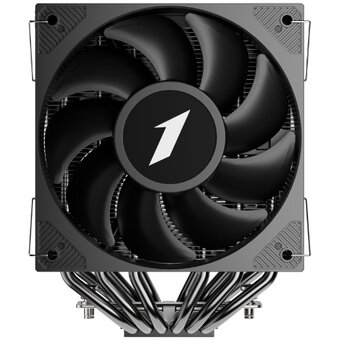  Кулер 1STPLAYER Cryo CY12-D Black (CY12-D-BK) / 6HPx6mm, dual tower, 2x120mm fans, 750-1900 RPM, 57.6 CFM, 38.2 dBA 