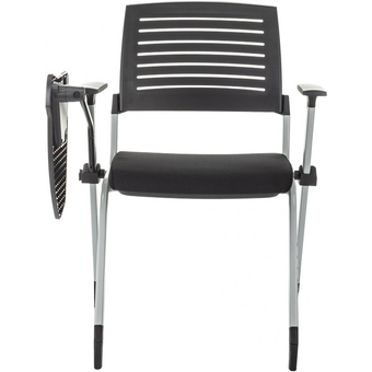  Стул Бюрократ X-Click-PP/black черный со столиком на ножках металл серый 