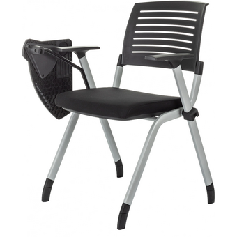  Стул Бюрократ X-Click-PP/black черный со столиком на ножках металл серый 