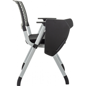  Стул Бюрократ X-Click-PP/black черный со столиком на ножках металл серый 