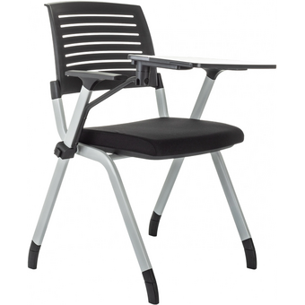  Стул Бюрократ X-Click-PP/black черный со столиком на ножках металл серый 