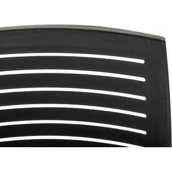  Стул Бюрократ X-Click-PP/black черный со столиком на ножках металл серый 