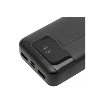  Портативный аккумулятор Gembird GPB-20Q 20000мАч, QC/PD, дисплей, черный 