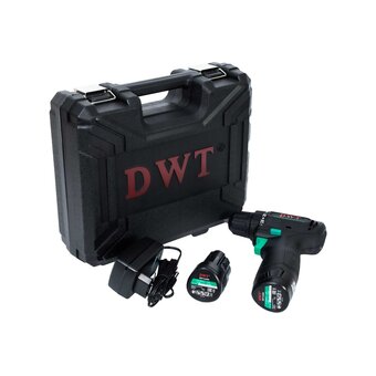  Дрель-шуруповерт аккумуляторная DWT ABSP-12 DN-2 BMC с АКБ и ЗУ 