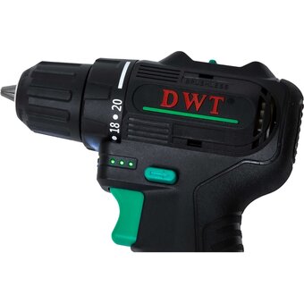  Дрель-шуруповерт аккумуляторная DWT ABSP-12 DN-2 BMC с АКБ и ЗУ 