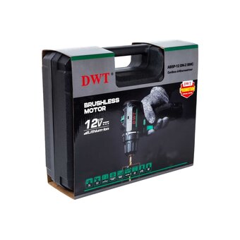  Дрель-шуруповерт аккумуляторная DWT ABSP-12 DN-2 BMC с АКБ и ЗУ 