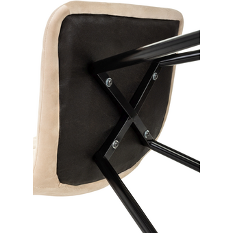  Стул Бюрократ CH-K1_1/HL07 бежевый Holland 06 металл черный на ножках 