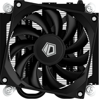  Кулер ID-COOLING IS-23i Black LGA1851/1700/1200/115X низкопрофильный высота 23mm (TDP 45W, PWM, 2 тепл.трубки, медная база, Fan 80mm) Box 