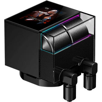  СВО PcCooler DS360 Display BK (310W, 360mm, LED, Black, ARGB Pump/ Fans 3x120mm, 90.56CFM, 39.8dBA, 2500RPM) 