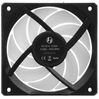  Вентилятор Lian Li Uni Fan CL Wireless 120 (G99.12CL1W1B.R0) / 12CL1W1B Black / 120x124x28мм (PWM, ARGB, 2150 об/мин (Max.), 29,8dBa) 