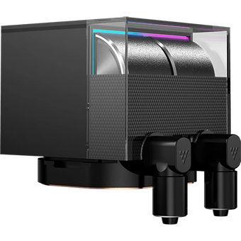  СВО PcCooler DS360 Display BK (310W, 360mm, LED, Black, ARGB Pump/ Fans 3x120mm, 90.56CFM, 39.8dBA, 2500RPM) 