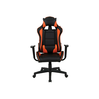  Кресло игровое BRABIX GT Racer GM-100 (531925) эко.кожа, черный/оранжевый 