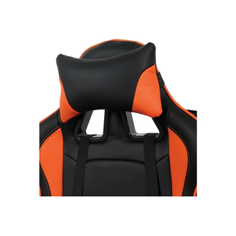  Кресло игровое BRABIX GT Racer GM-100 (531925) эко.кожа, черный/оранжевый 