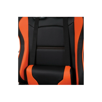  Кресло игровое BRABIX GT Racer GM-100 (531925) эко.кожа, черный/оранжевый 