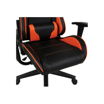  Кресло игровое BRABIX GT Racer GM-100 (531925) эко.кожа, черный/оранжевый 