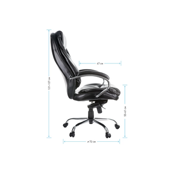  Кресло руководителя HELMI Resolution (282343) эко.кожа, черный 