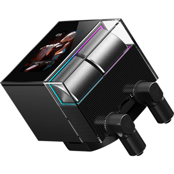  СВО PcCooler DS360 Display BK (310W, 360mm, LED, Black, ARGB Pump/ Fans 3x120mm, 90.56CFM, 39.8dBA, 2500RPM) 