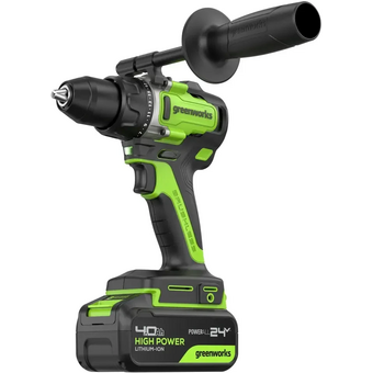  Дрель-шуруповерт Greenworks GD24DD90 (3707507CUD) с АКБ и ЗУ 