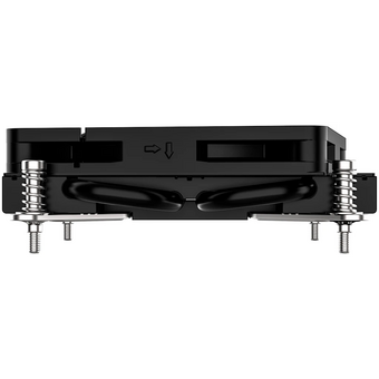  Кулер ID-COOLING IS-23i Black LGA1851/1700/1200/115X низкопрофильный высота 23mm (TDP 45W, PWM, 2 тепл.трубки, медная база, Fan 80mm) Box 