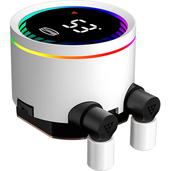  СВО PcCooler DA360 Pro ARGB Digital WH (300W, 360mm, LED temp., White, Fans 3x120mm, 75.8CFM, 33.7dBA, 2200RPM/ P) 