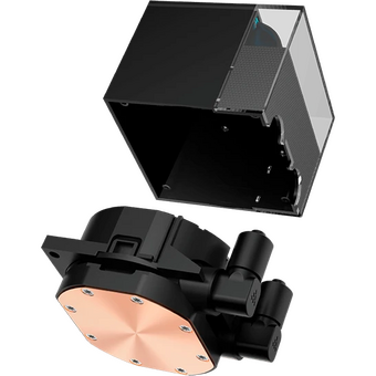  СВО PcCooler DS360 Display BK (310W, 360mm, LED, Black, ARGB Pump/ Fans 3x120mm, 90.56CFM, 39.8dBA, 2500RPM) 