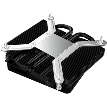  Кулер ID-COOLING IS-23i Black LGA1851/1700/1200/115X низкопрофильный высота 23mm (TDP 45W, PWM, 2 тепл.трубки, медная база, Fan 80mm) Box 