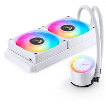  СВО JONSBO TG-240 White (260W, 240mm, ARGB/ Fans 2x120mm, 66.19CFM, 35.4dBA, 1800RPM) 