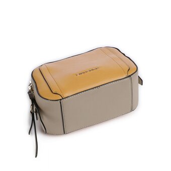 Сумка Piquadro Circle BD6655W92/GBE женская, кожа, желтый/бежевый   Сумка Piquadro Circle BD6655W92/GBE женская, кожа, желтый/бежевый