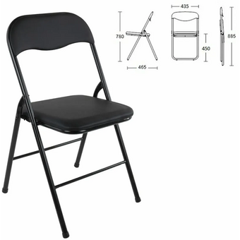  Стул BRABIX Golf CF-007 (533032) искусственная кожа, черный 