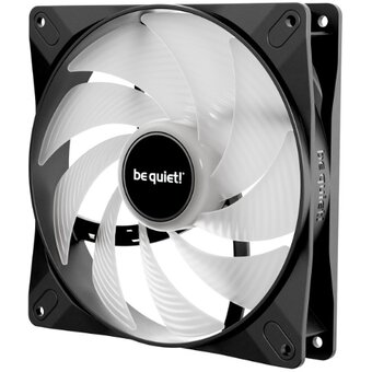  Кулер be quiet! Light Wings LX (BL129) Black 140mm PWM high-speed (140x140x25mm, 4-pin ARGB, 75.3CFM, 30.5dBA, 1800RPM) 