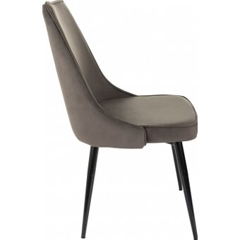  Стул Бюрократ CH-K4_1/HL74_2 коричневый Holland 74 металл черный на ножках 