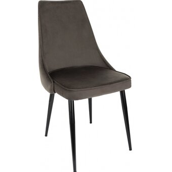  Стул Бюрократ CH-K4_1/HL74_2 коричневый Holland 74 металл черный на ножках 