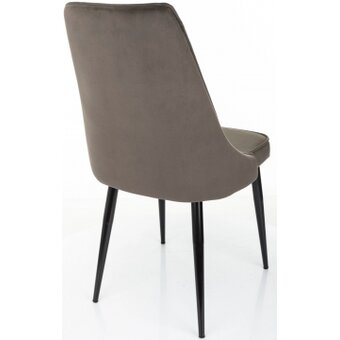  Стул Бюрократ CH-K4_1/HL74_2 коричневый Holland 74 металл черный на ножках 