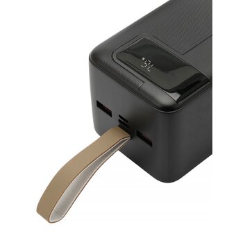  Портативный аккумулятор Gembird GPB-50Q 50000мАч, QC/PD, дисплей, черный 