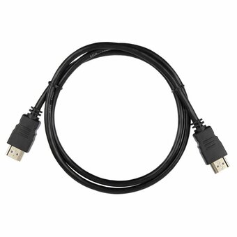  Кабель ACD ACD-DHHM1-10B HDMI 1.4, Golden Plated, 19m/19m, Черный, 1м 