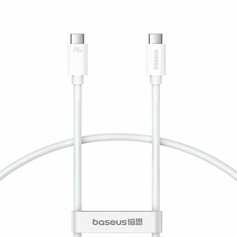  Кабель BASEUS P10365200211-02 Superior Series 2 USB4 Full-Function Fast Charging Cable Type-c to Type-c 240W 1m Moon White 
