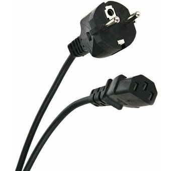  Кабель TELECOM TP021-5.0-BK Power Cable IEC 320 C13 Male - CEE 7/4 Shuko Male, 5m Black 