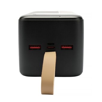  Портативный аккумулятор Gembird GPB-50Q 50000мАч, QC/PD, дисплей, черный 