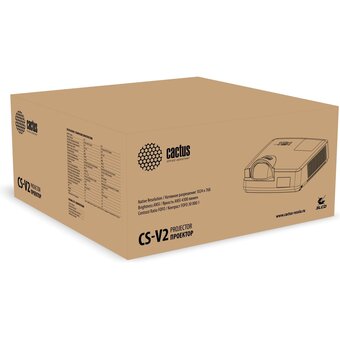  Проектор Cactus Bright CS-V2.WT 3LCD 4400Lm ANSI 
