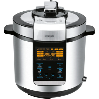  Мультиварка-скороварка Hyundai HYMC-2406 серебристый/черный 