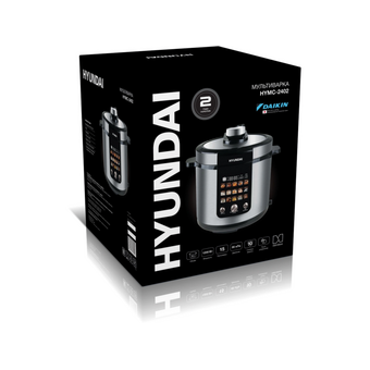  Мультиварка-скороварка Hyundai HYMC-2402 серебристый/черный 
