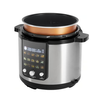  Мультиварка-скороварка Hyundai HYMC-2402 серебристый/черный 