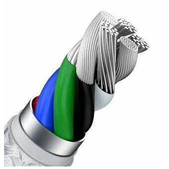  Кабель Baseus CATLJK-B02 Cafule Series Metal Data Cable Type-C to iP PD 20W 2m White 