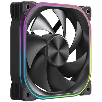 Вентилятор XASTRA FG120B ARGB single pack 120x120x25мм (ARGB, PWM, black) Color Box 