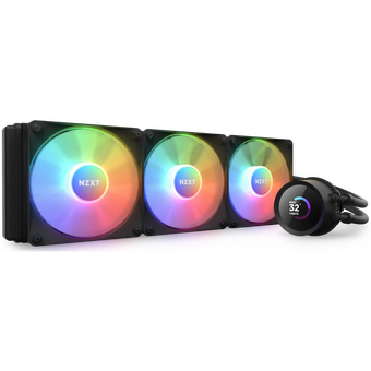  СВО NZXT Kraken 360 RGB (RL-KR360-B1) (270W, 360mm, LED temp., Black, Fans 3x120mm, 78.86CFM, 33 
