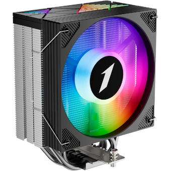  Кулер 1STPLAYER Cryo CY12L Black (CY12L-BK) / 4HPx6mm, single tower, 1x120mm ARGB fan, 750-1900 RPM, 57.6 CFM, 38.2 dBA 